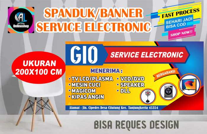 Promosi jasa service elektronik