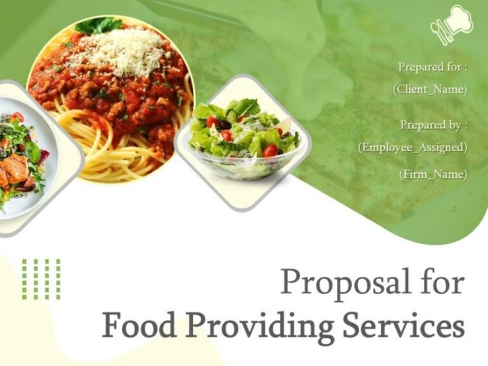 Susunan proposal makanan internasional