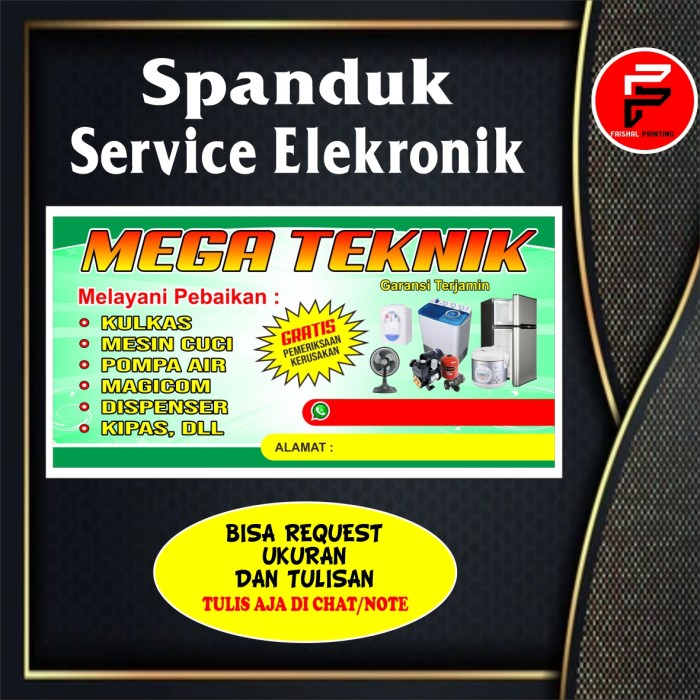 Promosi jasa service elektronik